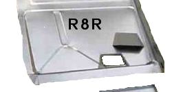 Right Rear Floor: seat crossmember rearward, Boat Tail, $145